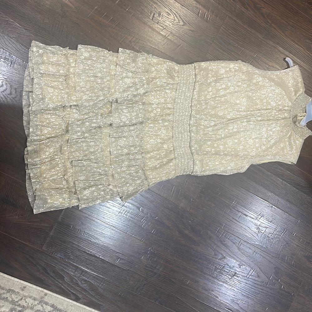 Gold sparkly dress